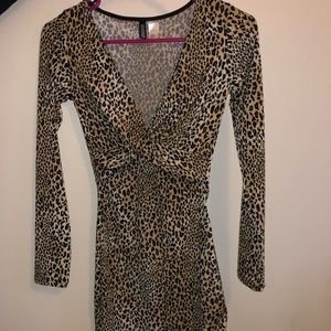 cheetah print dress